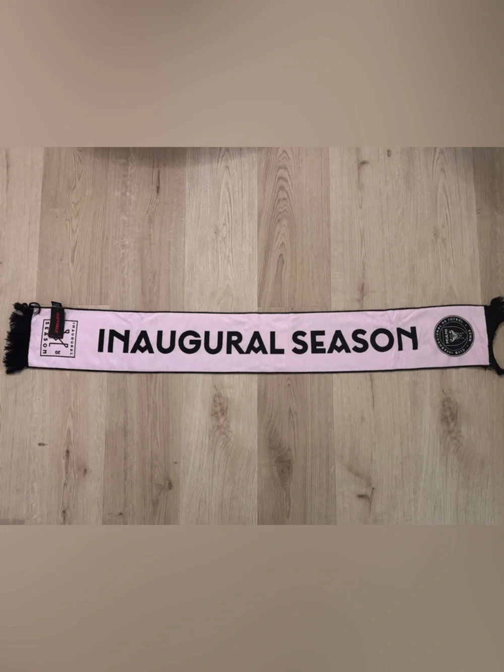 Inter Miami Two-Tone Black & Pink Supporter Scarf
